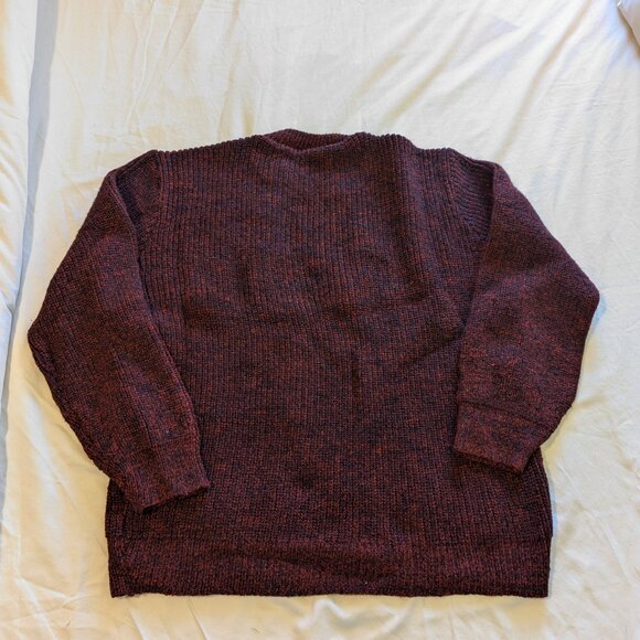 Red Chunky Knit Sweater - Picture 3 of 4